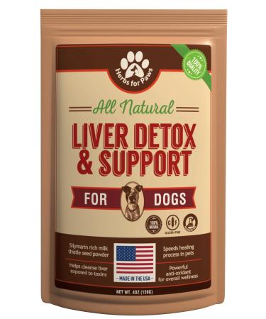 Liver Support for Dogs, Milk Thistle for Dogs and Cats, Supplement Without Capsules, Pills LIVER SINGLE 4OZ