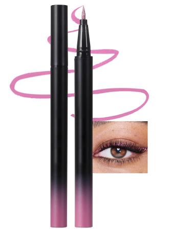 Erinde Erinde Pink Glitter Liquid Eyeliner Liquid Glitter Pencil Sparkling Eye Makeup Waterproof Long-Lasting Glitter Eyeliner #Pink