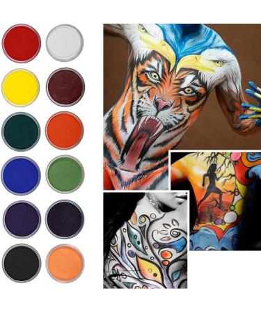  FILFEEL Body Paint for Face Matte Professional Water Based Pigment Cosplay Halloween Party Face Makeup (30g)(Blue) - Buy Online on GoSupps.com