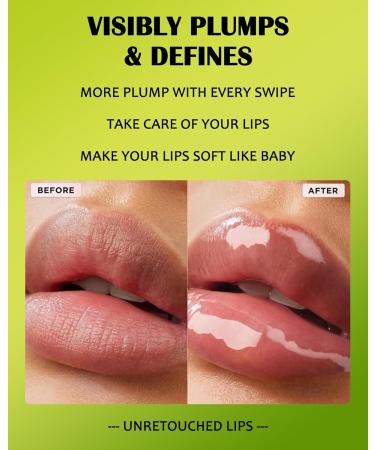 Hydrating Lip Glow Oil-4Pcs Tinted Lip Oil Gloss Pack Nourishing Lipgloss Care Tint Non-sticky Clear Pink Red Lip Oil Lip Stain Glow Reviver Lip Oil LIp Makeup Gift for Women Girl-Set A Seta - Buy Online on GoSupps.com