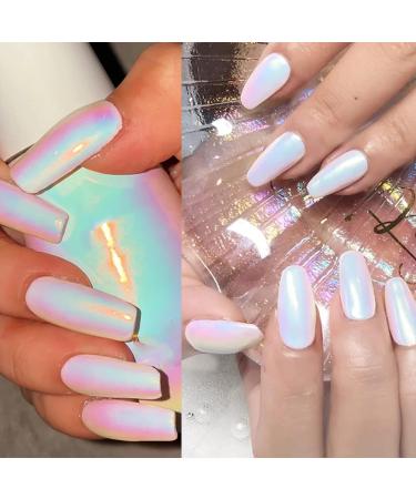 Shop GZSYY Pearl Powder Nail Chrome Mirror Glitter - 6 Chameleon Metallic Pigments for Stunning Nail Art Decoration - Buy Online on GoSupps.com