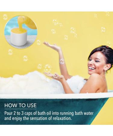 Bubble Bath Foam with Ylang Ylang Essential Oil 1000ml - Body Care for Good Sleep and Relaxation - Aromatherapy Spa Experience - Buy Online on GoSupps.com