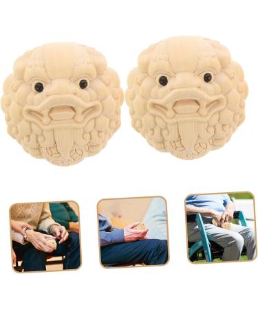 Inoomp 6 Cut Handball Balls for Massage & Relaxation | Hand Fitness Balls - 3 Pcs Light Gelbx - Buy Online on GoSupps.com