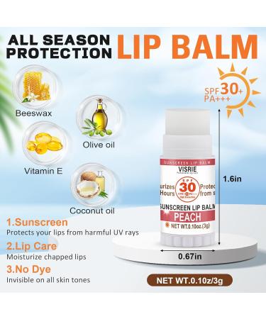 SPF 30 Mini Sunscreen Lip Balm - 40 Count Bulk with Vitamin E & Coconut Oil | Travel-Friendly 10 Flavor Set - Buy Online on GoSupps.com