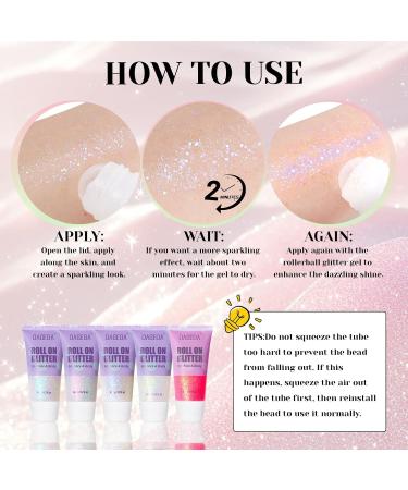  Prreal Holographic Glitter Body Gel 50ml Glitter Face Glitter Festival Accessories Chameleon Color Face Glitter Rave Outfit 04 Dazzle - Buy Online on GoSupps.com