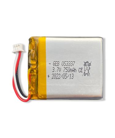 3 pin Lithium battery 053337 (3 wires) for Lullaby Bay LB603 baby monitor 750MaH 3.7V