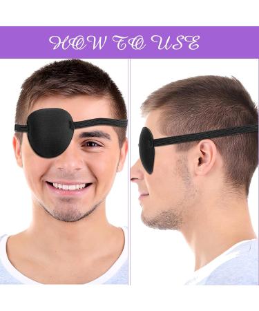 WLLHYF 6 Pcs Adjustable Eye Patches for Adult and Kid - Medical Eyepatch for Amblyopia Lazy Eye - 6 Colors - Buy Online on GoSupps.com