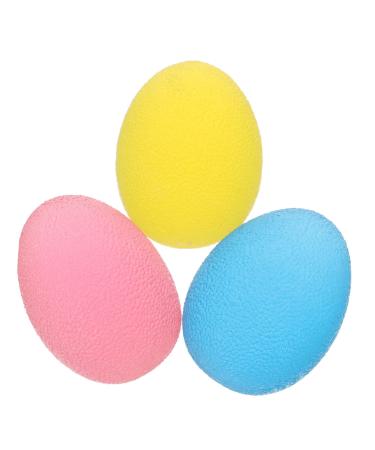 Lurrose 3st Hand Ball Lacrosse Massage Peanut Squeezing Hand Exercise Massage Ball Strecter For Finger Exercises Hand Quetting Ball Finger Exercise Ball Hand Ball Fitness Bahrus wrist TPE 5.8x4.4x4.4cm Sorted Color Sorted Color