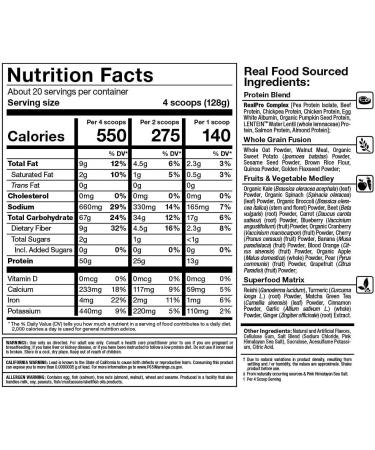 ALLMAX Nutrition Real Food Meal Prep â€“ Blueberry Cobbler 5.6 lb | Healthy All-in-One Nutrition - Buy Online on GoSupps.com