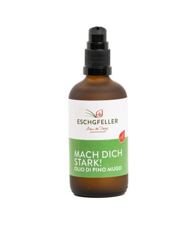 Eschgfeller "Make yourself strong!"Bodies and massage oil mountain pine 100 ml - the finest mountain pine body oil with a stimulating effect especially for massages - quality product from South Tyrol