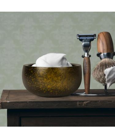 Linkidea Ceramic Texture Razor Set - Premium Beard Wet Razor Shaving Cream & Soap for Men | Black Shaving Bowl & Foam Mug - Buy Online on GoSupps.com