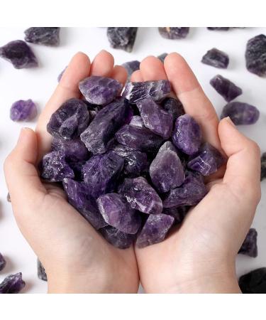 Natural Amethyst Crystal Stones 0.45lb - Bulk Healing Gemstones | XIANNVXI - Buy Online on GoSupps.com