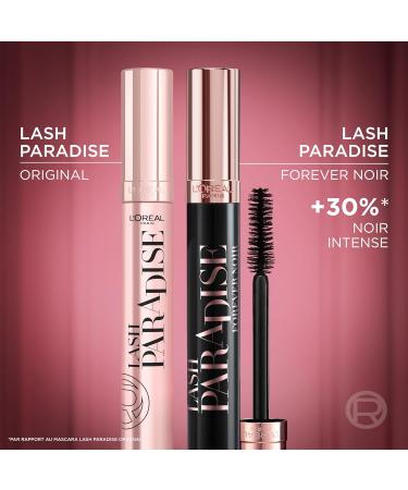 L Or al Paris - Intense Black Volume and Prodigious Length Mascara - Ultra-Soft Brush - For All Types of Lashes - Lash Paradise Forever Black - Shade: Intense Black - 6.4 ml - Buy Online on GoSupps.com