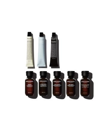 Grown Alchemist Women's Travel Kit. 8 Mini travel Skin care & Bath Essentials 8 Piece Set Multicolor