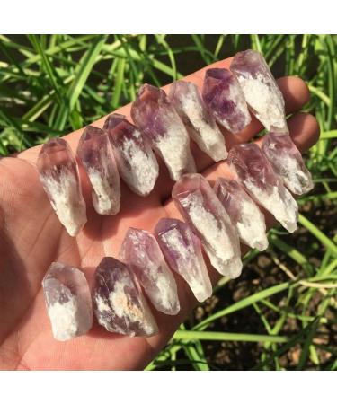 Natural Crystal Rough Decoration 1/4 lb Lot Brazilian Rough Amethyst Points Raws