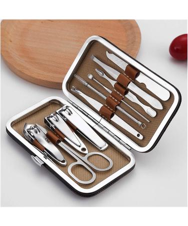 Nail Clippers Set 10 in1 Stainless Steel Nail Clipper Nail Scissors Multifunction Beauty Tools Nail Trimming Pedicure Manixure Kit Pedicure Tools for Feet - Buy Online on GoSupps.com