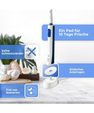 Dabblu Clean Pads for Oral-B Charging Station | 20 Pack Electric Toothbrush Hygienic & Easy to Use 100% Polyester - Precise Fit & Guaranteed Charging Function - Buy Online on GoSupps.com