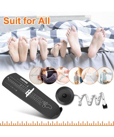 Vaikby Foot Measurement Device: Shoe Sizer for Kids & Adults - Easy Online Shoe Shopping with Accurate Foot Measuring Tool - Buy Online on GoSupps.com