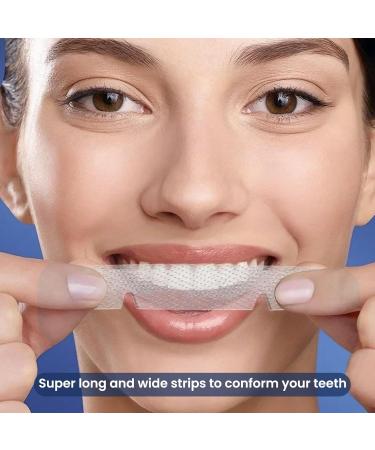 Enamel Safe Teeth Whitening Strips - Non-Sensitive 14 Pack | 28 Pcs Mint Flavor - Fast & Effective Results - Buy Online on GoSupps.com