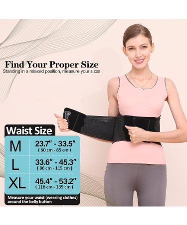 Hameisen Back Brace for Lower Back Pain Relief - Adjustable Support for Herniated Disc, Sciatica, Scoliosis - Lightweight & Breathable Mesh with Lumbar Pad - Men & Women (Size: M S/M) - Buy Online on GoSupps.com