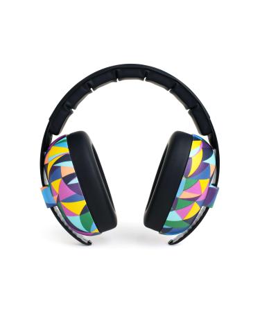 Banz Bubzee Baby Ear Defenders 0-36 Months - Kaleidoscope - Loud Noise Cancelling Baby Headphones & Toddler Ear Muffs Size Adjustable