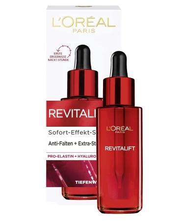 L'Or al Paris Hyaluron Serum & Revitalift Laser X3 Eye Care - Anti-Aging Hyaluronic Acid Reduces Wrinkles 30ml + 15ml - Buy Online on GoSupps.com
