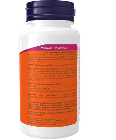 Now Vit K-2 100mcg 100vcap - Buy Online on GoSupps.com