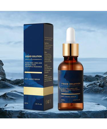 Facial Serum Liquid Solution Anti Aging Serum Promotes Skin Collagen Production Diminishes Fine Lines & Wrinkles(3pcs) - Buy Online on GoSupps.com