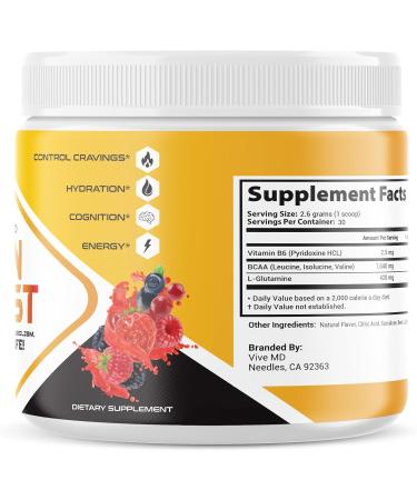 Burn Boost Powder - Official Maximum Strength Dietary Supplement with BCAA & L-Glutamine - Revolutionary Energy Solution Reviews (5 Pack) - International Shipping Available - Buy Online on GoSupps.com