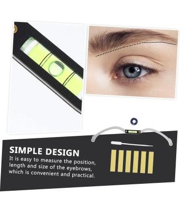 FOMIYES 2 pcs Measure Tool Shaping Marker Auxiliary Mapping Premium Level Eyebrow Professional Ruler Metal 1 count (Pack of 1) Silverx2pcs - Buy Online on GoSupps.com