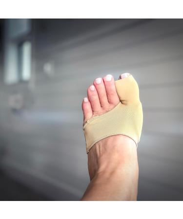 Compression Bunion Preventer & Corrector Sleeve | Bunion Relief & Hallux Valgus Support - The Toe Faja (Large - Buy Online on GoSupps.com