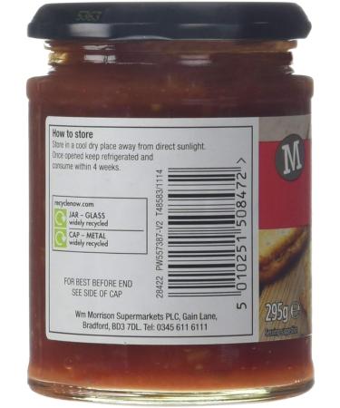  Morrisons Morrisons Tomato Chutney 295g - Buy Online on GoSupps.com