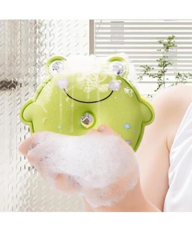 Shower Sponge for Body | Children's Bath Sponge Ball Body Scrub Shower Ball for Hotel Bathroom Home Dormitory and Travel Green - Buy Online on GoSupps.com