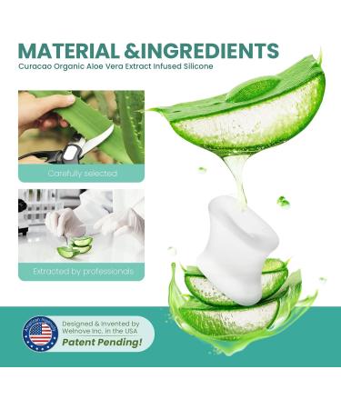 Buy Welnove Aloe Vera Toe Separator - 12 Pack XL Silicone Bale Pads for Protruding Toes & Callus Relief - Perfect for Men & Women - Buy Online on GoSupps.com