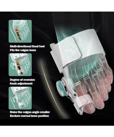 Oiakus Bunion Orthotics with Precise Adjustment Scale - Big Toe Straightener and Corrector for Hallux Valgus - Buy Online on GoSupps.com