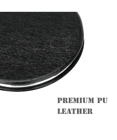 YTZJ Direct Compact Vanity Makeup Mirror - Portable Black Round Cosmetic Mirror for Travel - Small Handheld Mirror for Men, Women, and Girls - Buy Online on GoSupps.com