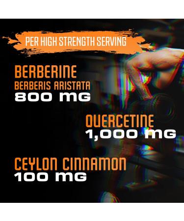 BEBEFEN Berberine Supplement 1900mg with Ceylon Cinnamon & Quercetin - Cardiovascular, Gastrointestinal & Immune Support - 120 Tablets - Buy Online on GoSupps.com