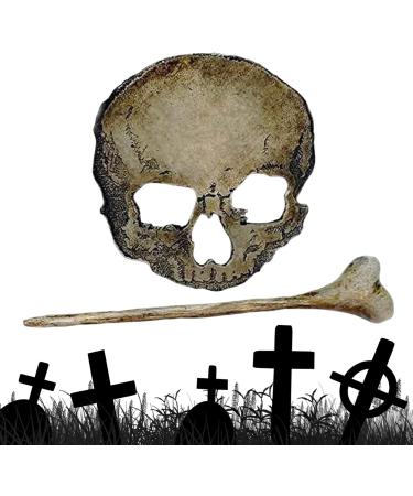Skull Hair Pin for Woman Halloween Retro Plating Hairdressing Skull Hair Clip Gothic Halloween Hair Accessories for Party Makeup Cosplay Costume Goth Hair Clips - Buy Online on GoSupps.com
