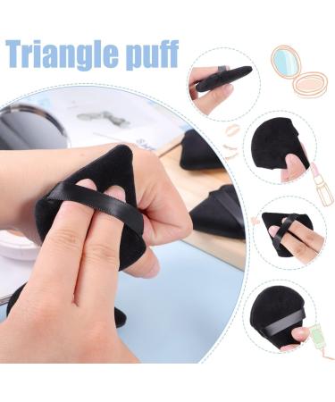 CRSONGMAOZL Makeup Powder Puffs Made of Velour in Triangle Wedge Shape Designed for Contouring Under Eyes and Corners with Strap Makeup Tool for Daily Makeup Foundation Cream Blush (12 Pcs) - Buy Online on GoSupps.com