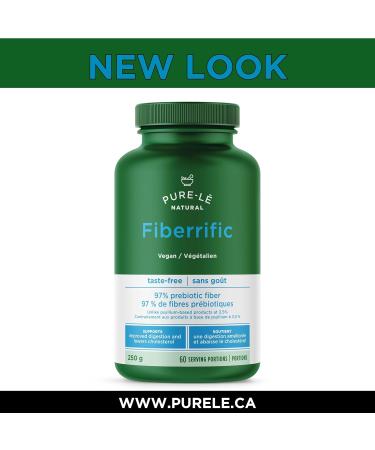 Fiberrific 250g (60 servings) Prebiotic Fiber Supplement - Mixes clear NO taste NO texture NEVER Thickens. Can be used in cooking and baking. Ultra Premium Digestive Supplement - No Fillers or Binders No Artificial Ingredients - Buy Online on GoSupps.com