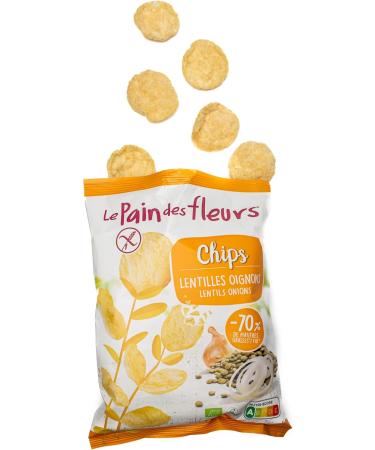 Onion Lentil Crisps -70% organic and vegan fat - Buy Online on GoSupps.com