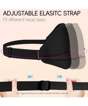 YUNAI 3D Sleep Eye Mask - Adjustable Contoured Cup Night Blindfold for Side Sleepers | Soft Blackout Eye Shade for Sleep Travel & Yoga | Ideal for Men & Women - Buy Online on GoSupps.com
