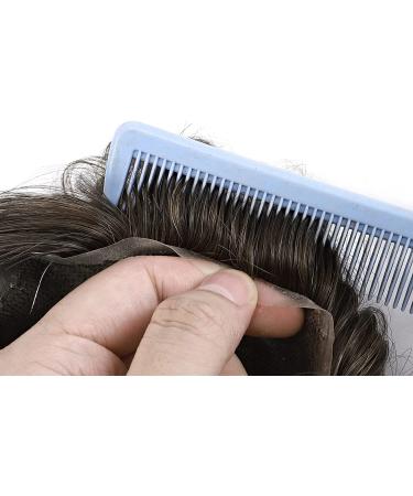 Silk-Co Toupee Extensions for Men - Real Human Hair 7A Light Brown Hair Parts - Premium Quality Male Hair Extensions - Buy Online on GoSupps.com