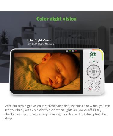 LeapFrog LF915HD Video Baby Monitor with 5 720p HD LCD Display, Pan/Tilt Camera, Night Vision & Two-Way Intercom - Buy Online on GoSupps.com