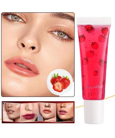 Clear Fruity Lip Oil - Natural Avocado Pineapple Peach Strawberry Grape Cherry Lip Balm for Long-Lasting Moisture | 1 Pack - Buy Online on GoSupps.com