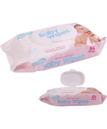 320x Lightly Scented Baby Wipes | Alcohol-Free & Fragranced | Gentle Skin Cleansing for Newborns | Nappy Changing Hygiene - Buy Online on GoSupps.com