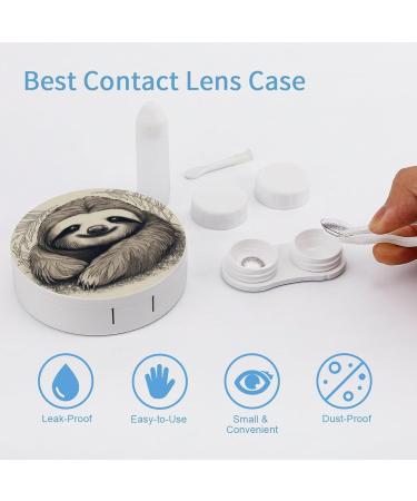 Sloth Contact Lens Case - Portable Travel Storage Box for Your Spirit Animal - Buy Online on GoSupps.com