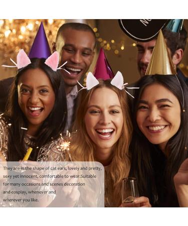 Lurrose Womens Hair Clips 4 Pairs Cosplay Cat Ears Hair Clips Fox Ears Hair Clips Cat Ear Hair Clip with Bell Headwear for Cosplay Halloween Costume Party Dress Girl Hair Clips - Buy Online on GoSupps.com