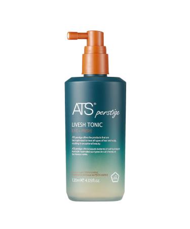 ATS Perstige Livesh Tonic  Hair Growth  Scalp Treatment  Thickness and Fullness  Energize Scalp  4.05 fl.oz  120ml