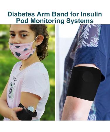 4 Pcs Diabetes Arm Band Sensor Cover - Washable & Reusable Diabetic Armband Sleeve (X-Large) - Buy Online on GoSupps.com